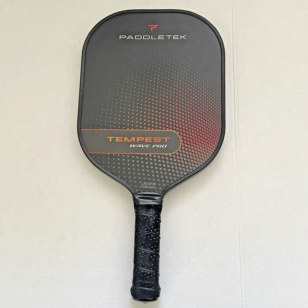 Paddletek Tempest Wave Pro Pickleball Paddle Red 7.9‎ oz